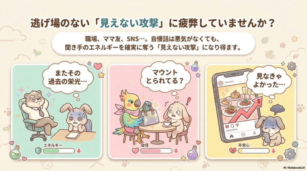 マウントをとる人