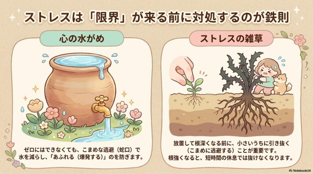 ストレス　逃避
