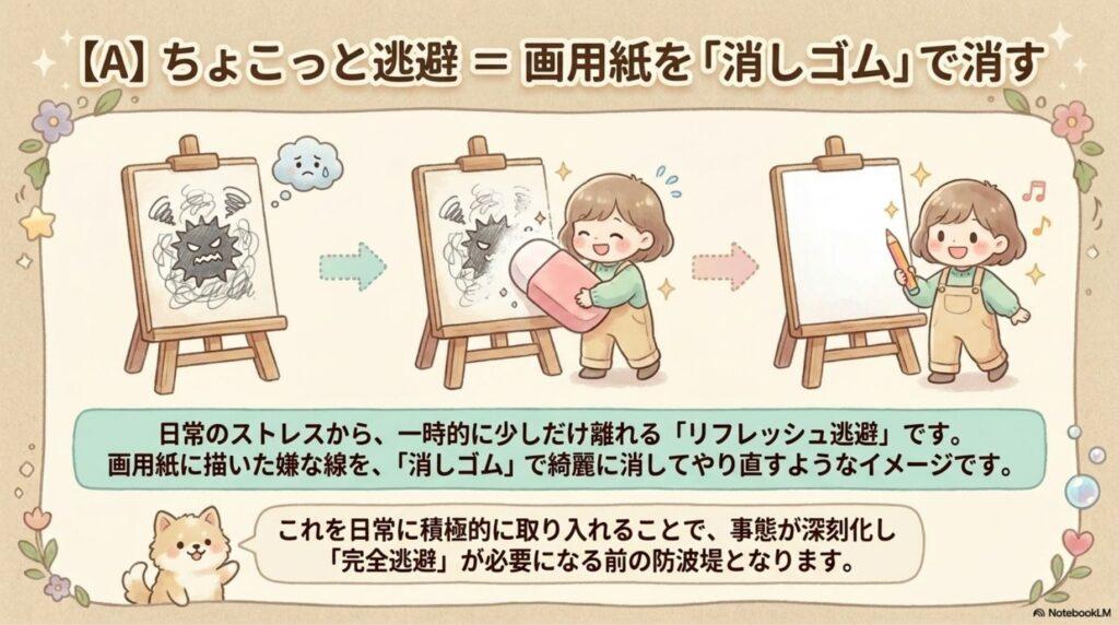 現実逃避　リフレッシュ